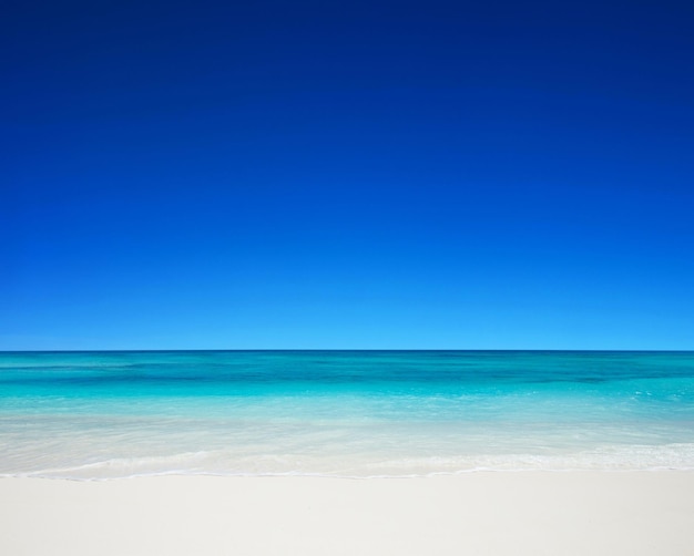 Blue sunny sea water surface