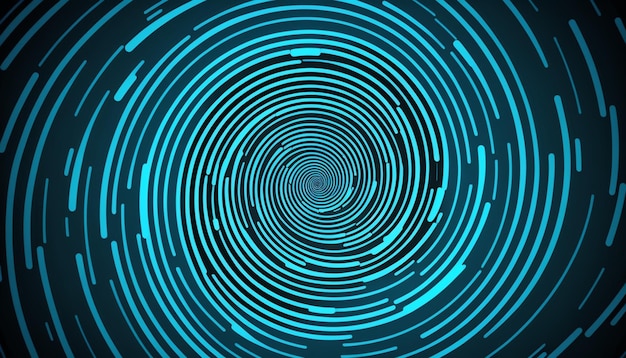 blue swirling radial background