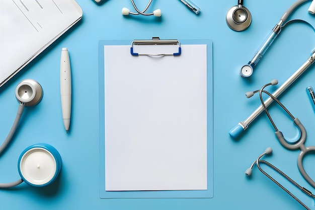 a blue table with a piece of paper that says  no