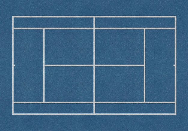 Photo blue tennis court texture synthetic surface tennis court sports background field top view ground