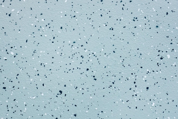 Blue terrazzo texture floor closeup with terrazzo style decoration