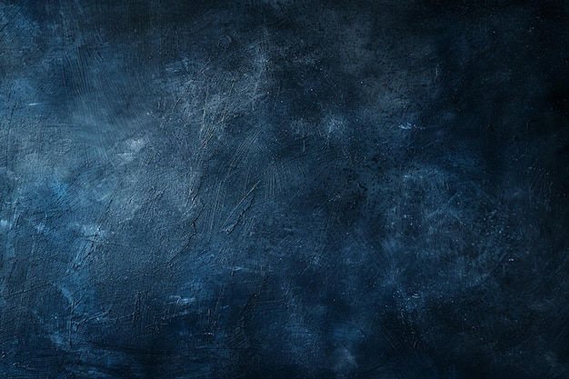 Photo blue texture with a background of a dark blue paint with a few small circles