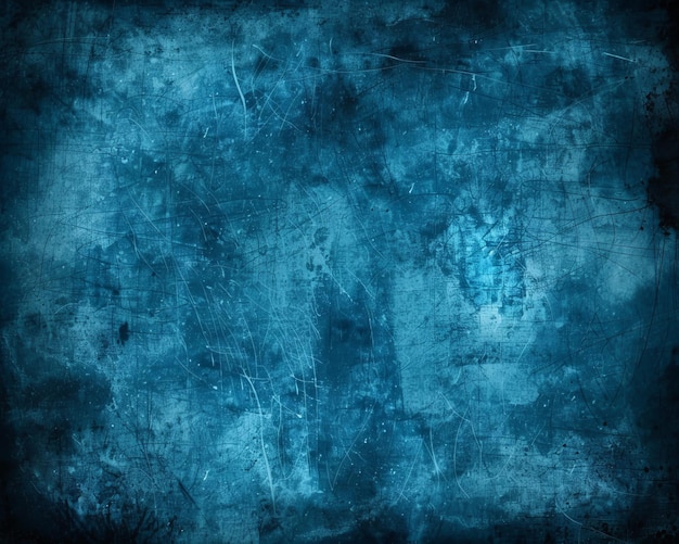 Photo a blue texture with a blurred background of a grunge texture