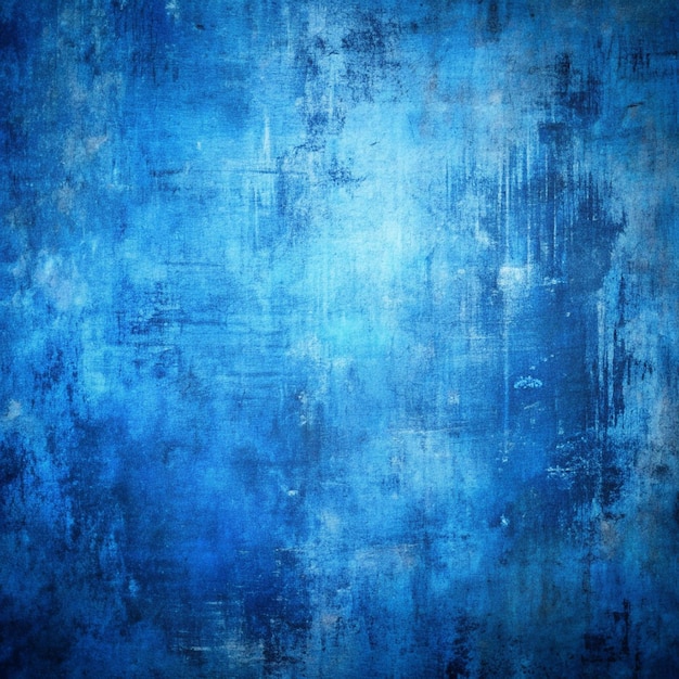 Photo a blue textured wall with a blue background with a few scratches