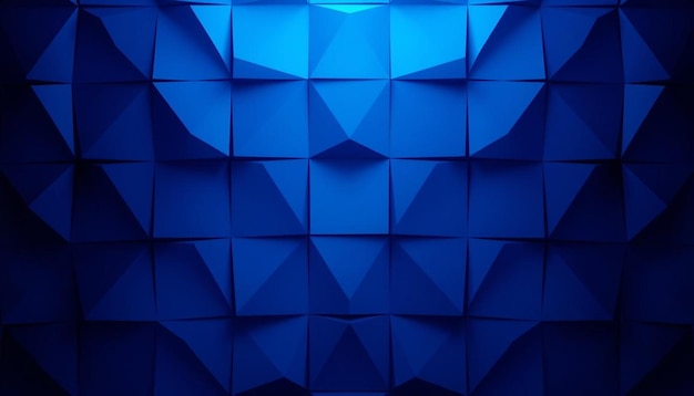 Photo a blue tile wall with a square shape that says  blue