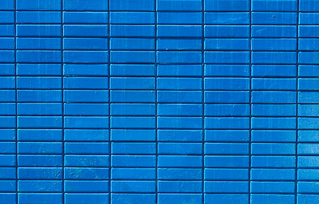 Blue tiles background and texture