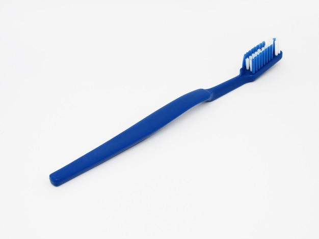 Blue tooth brush isolated on a white background