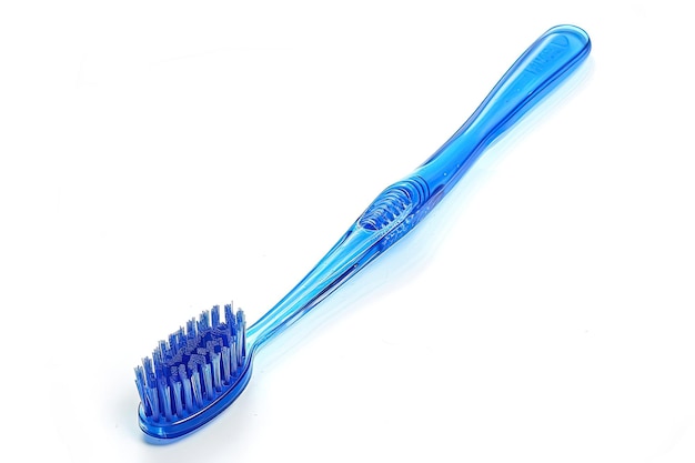 Blue Toothbrush Isolated on White