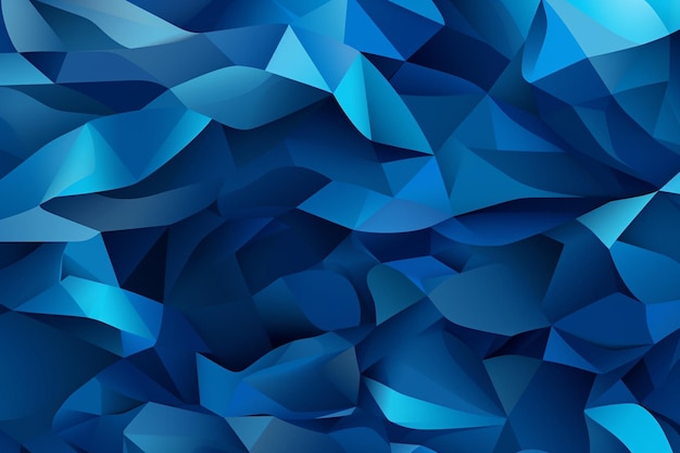 Blue triangle background with a triangle pattern