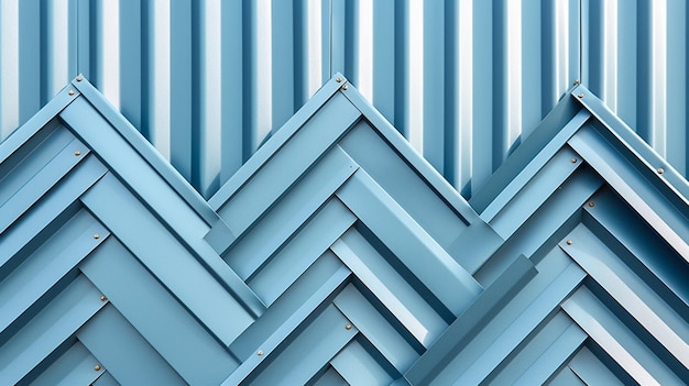 A blue wall with a pattern of lines and squares.