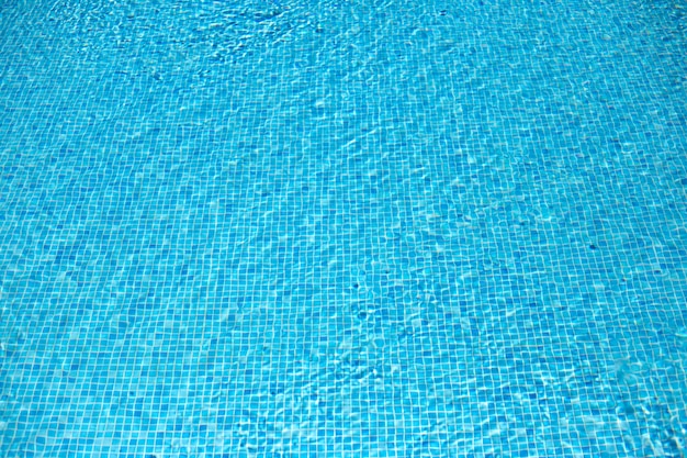 Blue water background.