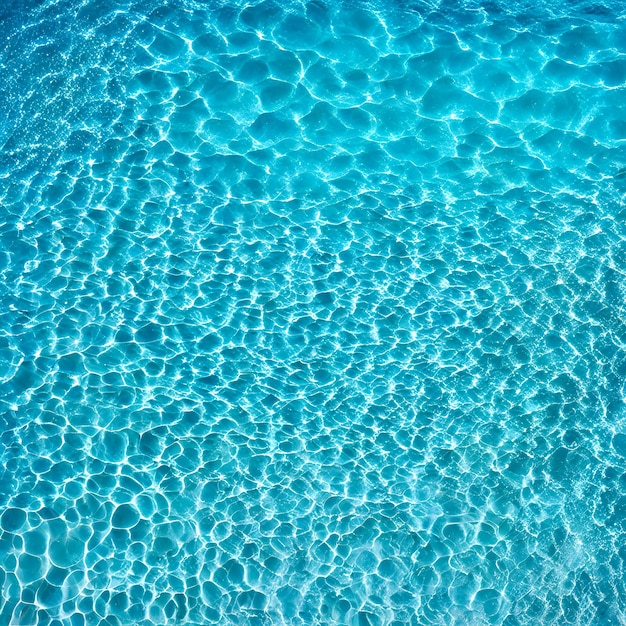 Photo a blue water surface with a pattern of ripples in it