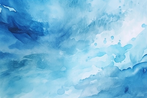 Blue watercolor abstract background