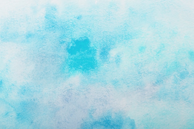 Blue watercolor abstract background.