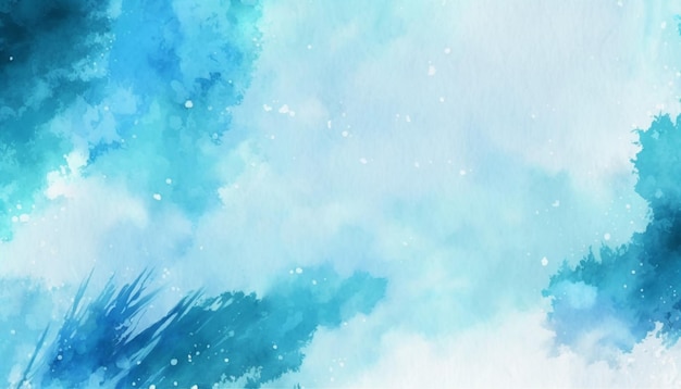 Blue watercolor background