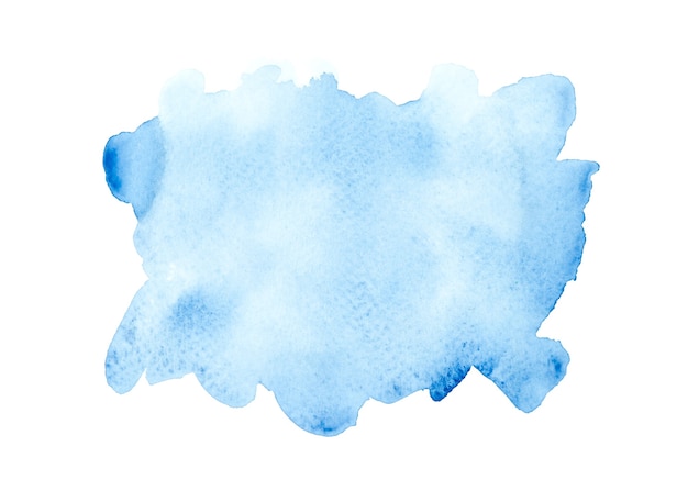 blue watercolor paint background