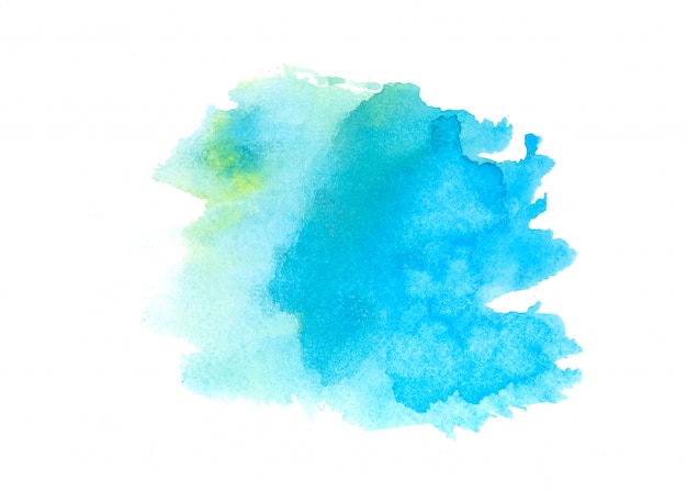 blue watercolor stain paint stroke background 