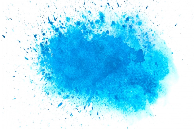 blue watercolor stain shades paint stroke background