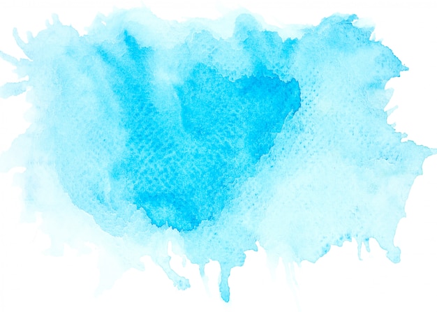 blue watercolor stain shades paint stroke 