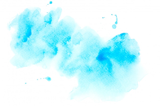 blue watercolor stain with color shades paint background