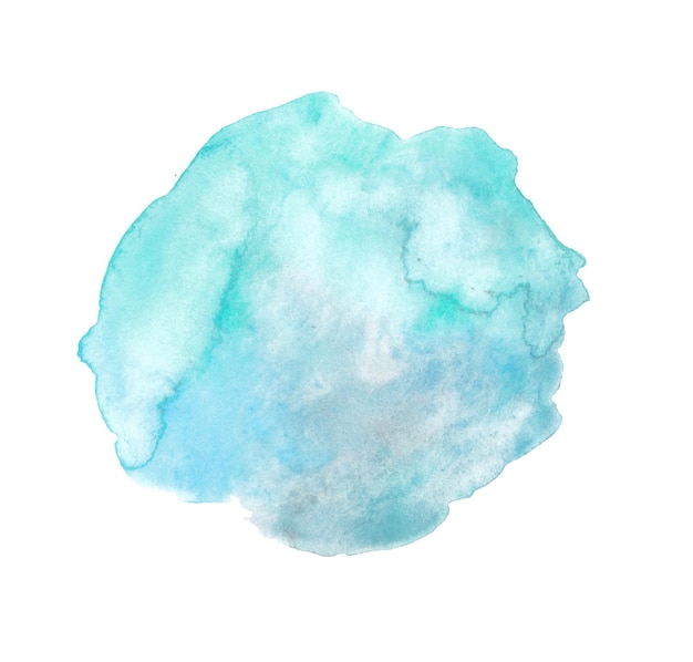 Blue watercolor stains