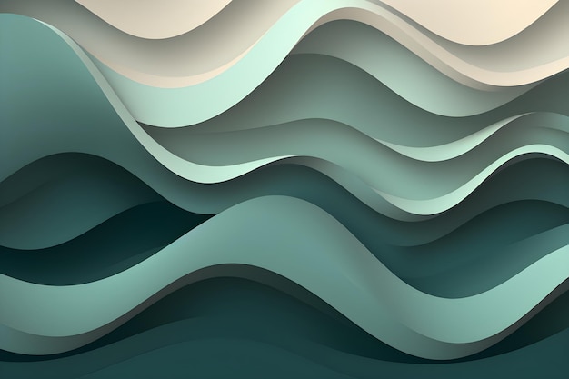 A blue wave background that is made by the company ombre.