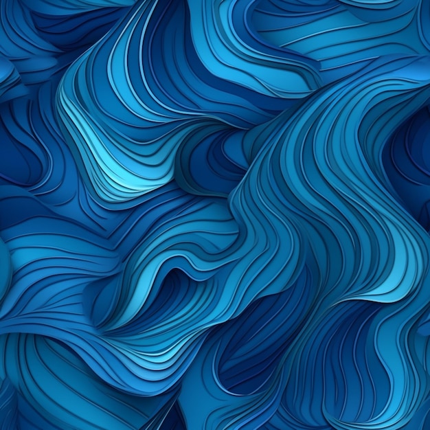 A blue wave background with a blue wave pattern.