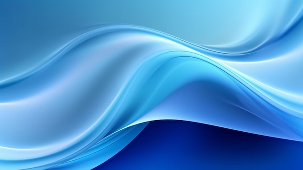 A blue wave background with a light blue background.