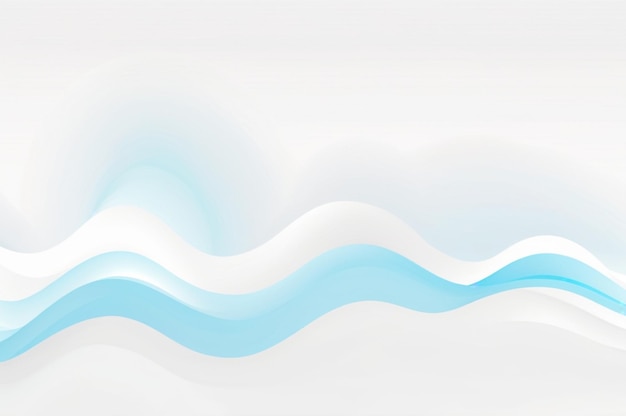 a blue wave with a white background and a blue line