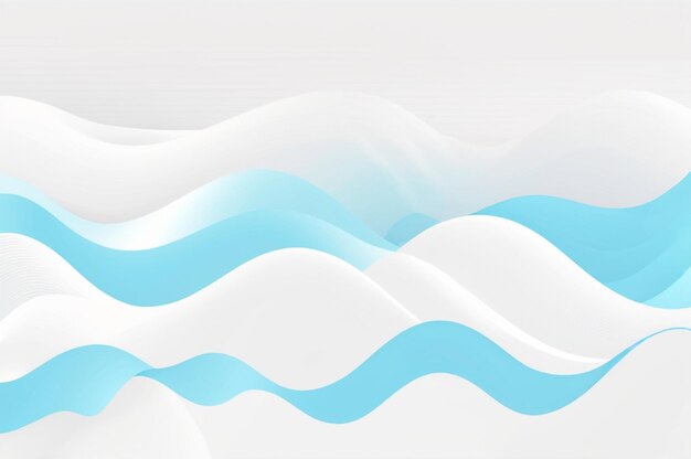 a blue wave with white foam on a white background