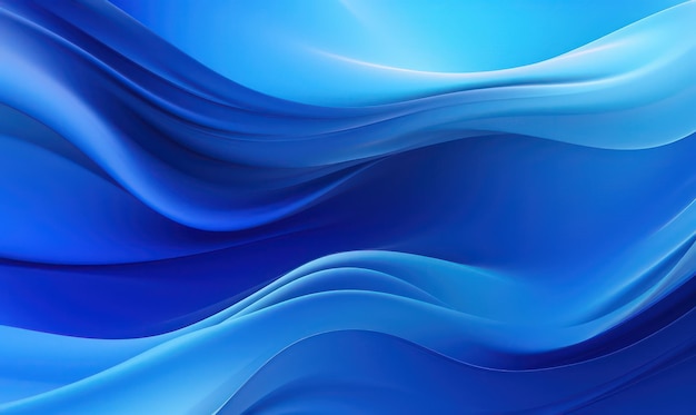 Blue waves abstract wallpaper for desktop background and design projects