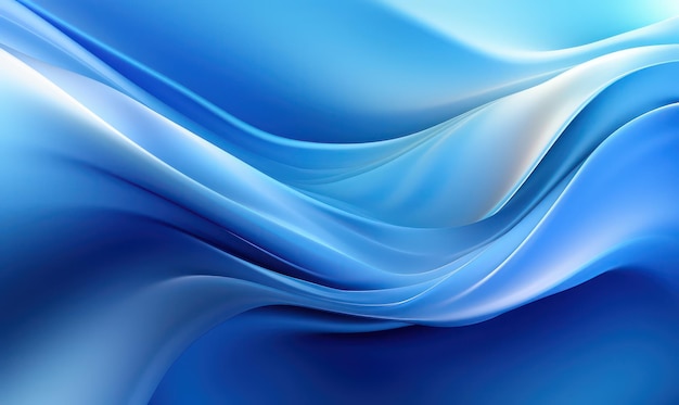 Blue waves abstract wallpaper for desktop background and design projects