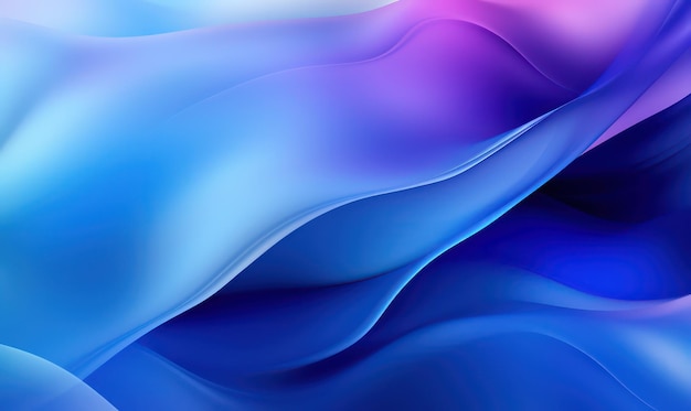 Blue waves abstract wallpaper for desktop background and design projects