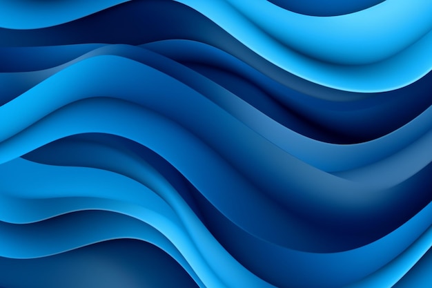 Blue waves background with a blue background