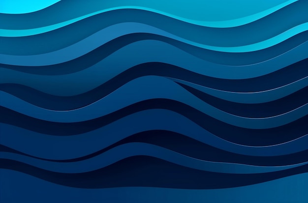 blue waves in a blue background with a blue background