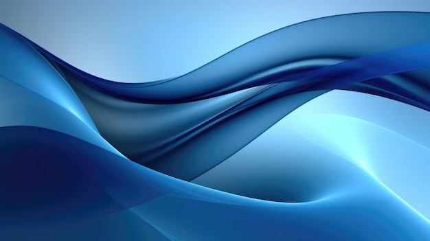 Blue waves on a blue background