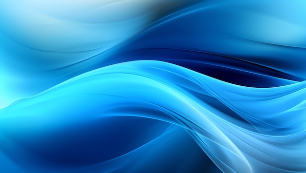 Blue waves on a blue background