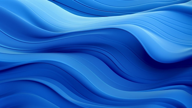 blue waves of different colors are shown on a blue background