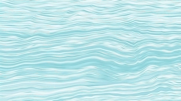 A blue wavy water background with a white and blue wave pattern.