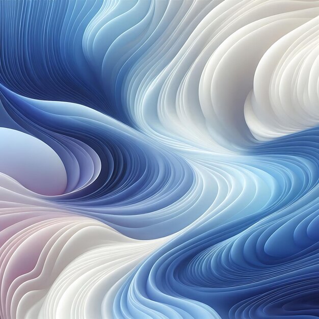 a blue and white abstract background with a blue and red swirl