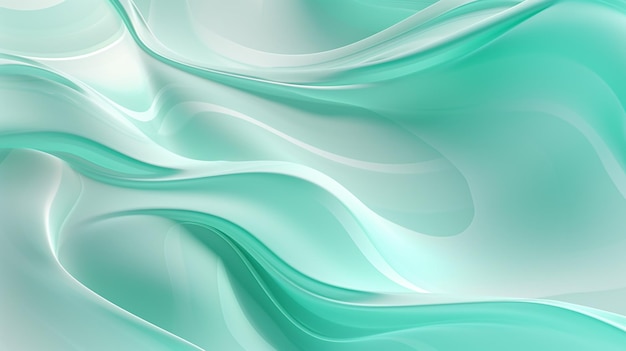 A blue and white abstract background with a green and white striped texture.