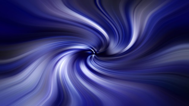 A blue and white abstract background with a swirl of light.