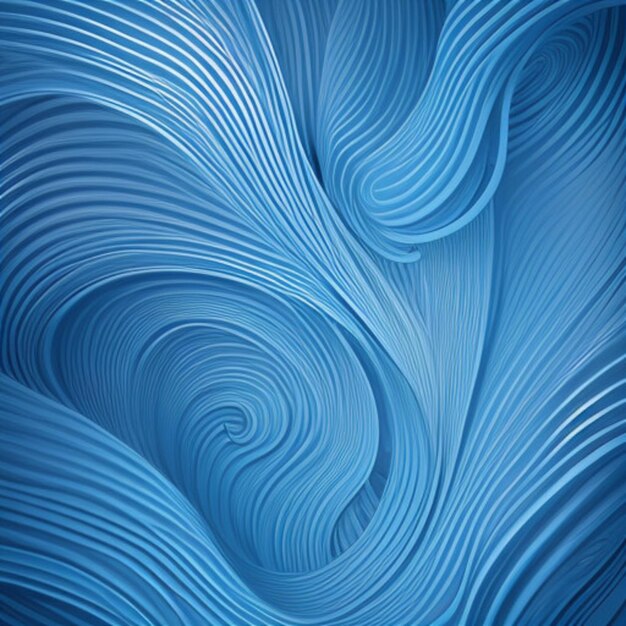 a blue and white abstract design of a wave