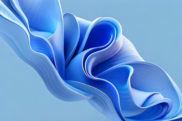 A blue and white background with a abstract shaped design