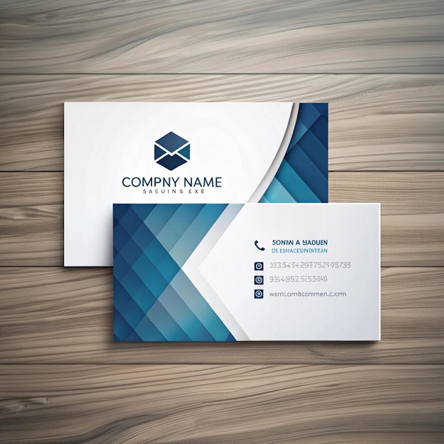 a blue and white business card with a logo that says quot reup quot on it