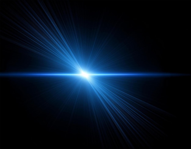 a blue and white light is shown in this image