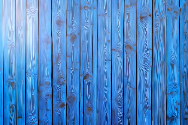 Blue wood background with the texture of the wood