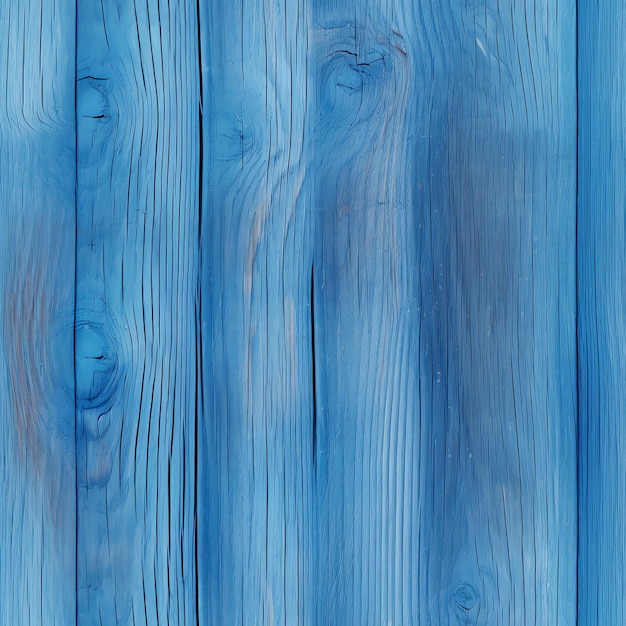 Photo a blue wood fence with a blue background with a few other colors