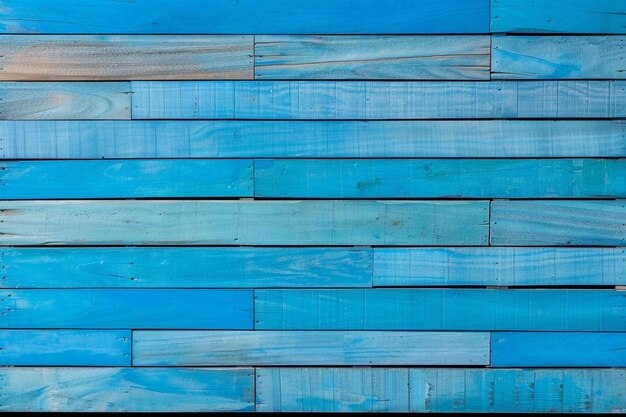 Photo blue wood planks wall background