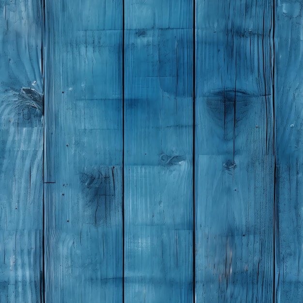 Photo a blue wood wall with a face on it and a face on it